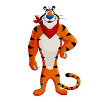 Tony the Tiger by Kellog’s Frosted Flakes